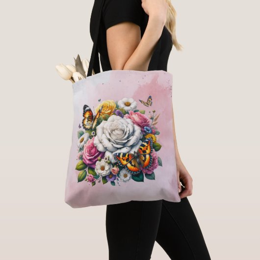 BLUME UND SCHALTFLÄDEN TASCHE (Von Nahem)