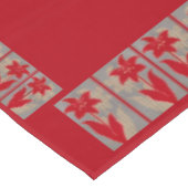 Blume und Schattendruck der Blume Tischdecke (Schrägansicht)