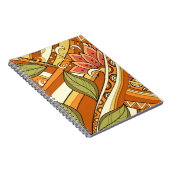 Blume und schlaues P3-Notebook Notizblock (Rechte Seite)