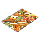 Blume und schlaues P3-Notebook Notizblock (Linke Seite)