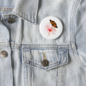 Blume und Schmetterling Button (Beispiel)