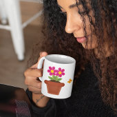 Blume und Schmetterling Kaffee-Tasse Kaffeetasse