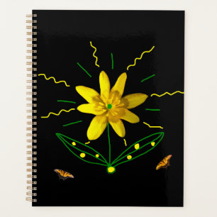 Blume und Schmetterling Planer