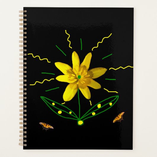 Blume und Schmetterling Planer (Vorderseite)