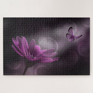 Blume und Schmetterling Puzzle