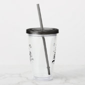 Blume und Schmetterlinge Acryltrinkbecher (Links)