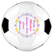 Blume und Schmetterlinge am Muttertag Fußball (Gedreht)
