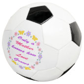 Blume und Schmetterlinge am Muttertag Fußball (Dreiviertel)