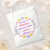 Blume und Schmetterlinge am Muttertag Geschenktütchen (Ausgeschnitten)