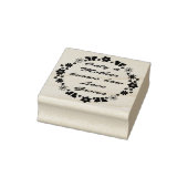 Blume und Schmetterlinge am Muttertag Gummistempel (Stempel)