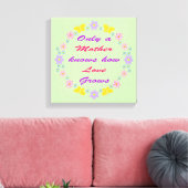 Blume und Schmetterlinge am Muttertag Leinwanddruck (Insitu (Wohnzimmer))