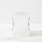 Blume und Schmetterlinge am Muttertag Mattglastasse (Mittel)