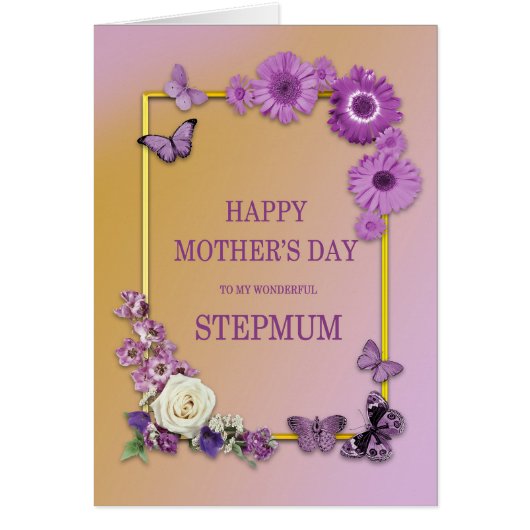 Blume und Schmetterlinge am Stepmum-Muttertag (Vorne)