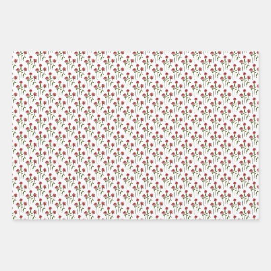 Blume und Schmetterlinge aus Blumenkone Geschenkpapier Set (Vorderseite 2)