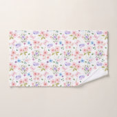 Blume und Schmetterlinge Badhandtuch Set (Handtuch)