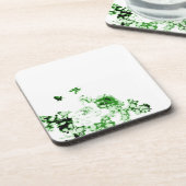Blume und Schmetterlinge Cork Untersetzer (Linke Seite)