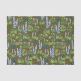 Blume und Schmetterlinge decouptenes Papierlupin Seidenpapier