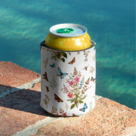 Blume und Schmetterlinge Dosenkühler