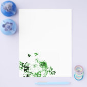 Blume und Schmetterlinge Flyer (Einzeln)