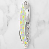 Blume und Schmetterlinge Gemustert Kellnermesser (Rückseite)