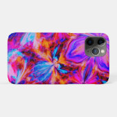 Blume und Schmetterlinge in Abstrakten Case-Mate iPhone Hülle (Rückseite (Horizontal))