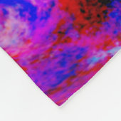 Blume und Schmetterlinge in Abstrakten Fleecedecke (Ecke)