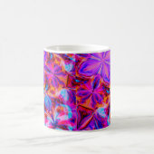 Blume und Schmetterlinge in Abstrakten Kaffeetasse (Mittel)