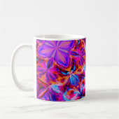 Blume und Schmetterlinge in Abstrakten Kaffeetasse (Links)