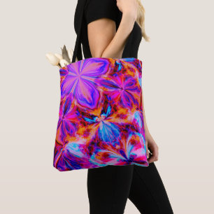 Blume und Schmetterlinge in Abstrakten Tasche