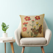 Blume und Schmetterlinge Kissen (Stuhl )