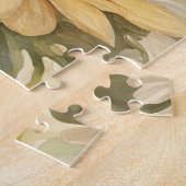 Blume und Schmetterlinge Kunst-Puzzle Puzzle (Seite)