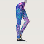 Blume und Schmetterlinge Leggings (Rechts)