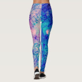 Blume und Schmetterlinge Leggings (Rückseite)