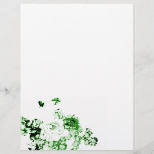 Blume und Schmetterlinge Letterhead