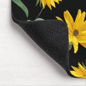 Blume und Schmetterlinge Mousepad (Ecke)