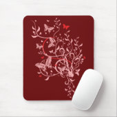 Blume und Schmetterlinge Mousepad (Mit Mouse)
