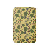 Blume und Schmetterlinge, nahtlos Badematte (Vorderseite Vertikal)