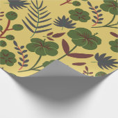 Blume und Schmetterlinge, nahtlos Geschenkpapier (Ecke)