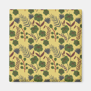 Blume und Schmetterlinge, nahtlos Magnet