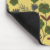 Blume und Schmetterlinge, nahtlos Mousepad (Ecke)