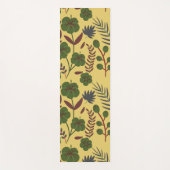 Blume und Schmetterlinge, nahtlos Yogamatte (Vorderseite)