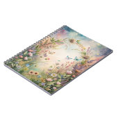 Blume und Schmetterlinge Notizblock (Linke Seite)