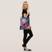 Blume und Schmetterlinge Tasche (Am Model)