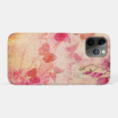 Blume und Schmetterlinge Wasserfarbe, Case-Mate iPhone Hülle (Rückseite (Horizontal))