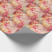 Blume und Schmetterlinge Wasserfarbe, Geschenkpack Geschenkpapier (Ecke)