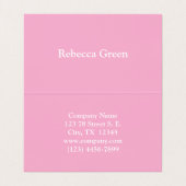 Blume und Schmetterlingsarbeiten Visitenkarten (Innenseite Aufgefaltet)