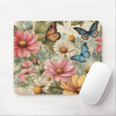 Blume und Schmetterlingskunst Mousepad (Mit Mouse)
