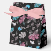Blume- und Schmetterlingsmuster Geschenkschachtel (Vorderseite)