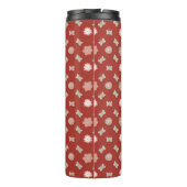 Blume- und Schmetterlingsmuster Thermosbecher (Rückseite)
