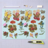 Blume- und Schmetterlingswanzen insektenartige Pfl Seidenpapier (Handwerk)